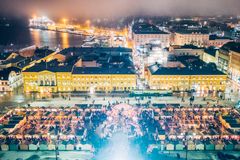 Tuomaan Markkinat ja Torikorttelit, uusi joulukaupunki. Kuva: Jussi Hellsten