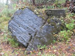 Käymäjärven kylässä Ruotsin Pajalassa sijaitsevaa kiveä pidettiin vuosisatojen ajan riimukivenä. Oulun yliopiston tutkijat ovat selvittäneet, että kivessä olevat juonteet ovat luonnon synnyttämiä.