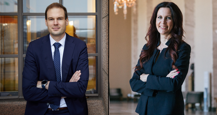 Ville Kaunisto ja Pihla Keto-Huovinen. Kuvat: Mikko Mäntyniemi ja Toni Pakarinen.