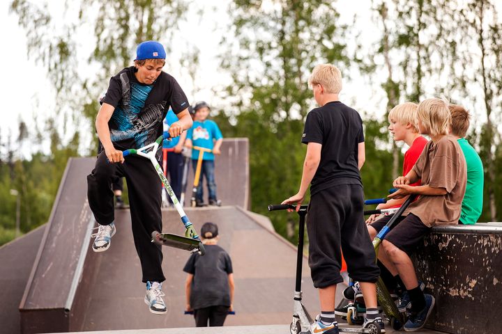 Scoottausta Helsinki-päivänä. Kuva: Maarit Hohteri