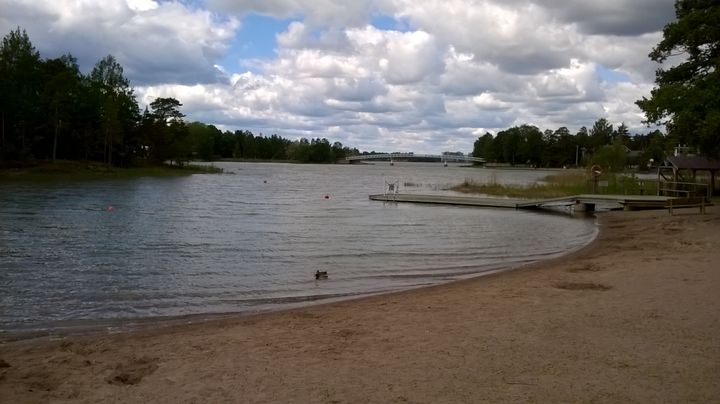 Mustasaaren uimaranta. Kuva: Lotta Kivikoski