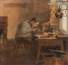 Olga Gummerus-Ehrström: Eric O.W. Ehrströmin muotokuva / Porträtt av Eric O.W. Ehrström
1905, öljy kankaalle / olja på duk. Gösta Serlachiuksen taidesäätiö / Gösta Serlachius konststiftelse .
Kuva / foto: Teemu Källi