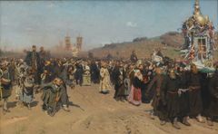 Ilja Repin: Religiös procession i Kursk-provinsen (1881–1883). Tretjakovgalleriet. © Tretjakovgalleriet, Moskva