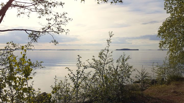 Mittauspiste Höytiäisellä. Kuva: Minna Kukkonen / Pohjois-Karjalan ELY-keskus.