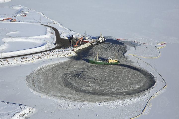 Ärtholmens snömottagningsplats, Suomen Ilmakuva Oy