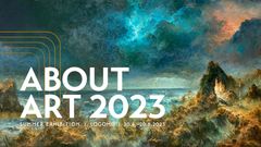 Logomon ABOUT ART 2023 -kesänäyttely esittelee teoksia yli kolmeltakymmeneltä kotimaiselta ja kansainväliseltä taiteilijalta.