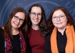 Hannele Rajaniemi, Eleni Moens ja Salme Korkala