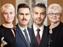 Sosialidemokraattisen eduskunnan talousvaliokuntaryhmän jäsenet Riitta Mäkinen, Matias Mäkynen, Hussein Al-Taee ja Tuula Väätäinen vakuuttavat, että työ jatkuu sähkönsiirtohintojen alentamiseksi myös muun muassa verotuksen osalta.