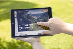 The first STIHL Sustainability Report is available online and has the motto "Acting for tomorrow".