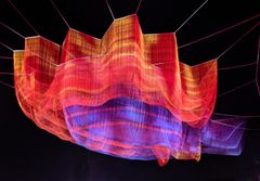 Janet Echelman: 1.78, Beverly Hills, Kalifornia, 2019. Kuva: Janet Echelman.