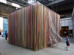 Jakob Dahlgren, The Wonderful World of Abstraction MAGASIN – Centre National d’Art Contemporain,Grenoble, 2016 Kuva: Jacob Dahlgren (näyttely Viivasta tilaan)