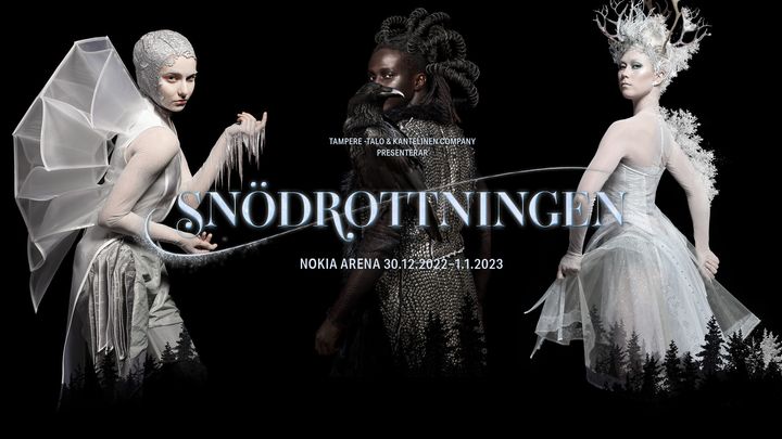 Isbaletten Snödrottningen får sin världspremiär på Nokia Arena i Tammerfors fredag 30.12.2022. Bild: Saara Salmi