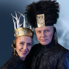 Susanna Rahkamo ja Petri Kokko, roolihahmot: Revontulivelhot, kuva: Heidi Mäenpää