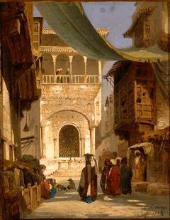 Ippolito Caffi (1809-1866) : Egypti: Kairon pääkatu. 1844
Fondazione Musei Civici di Venezia. Galleria Internazionale d’Arte Moderna di Ca’ Pesaro
2017 © Photo Archive - Fondazione Musei Civici di Venezia.