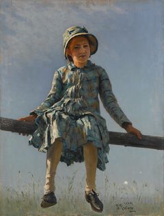 Ilja Repin: Yrhätta (Porträtt av konstnärens dotter Vera Repina) (1884). Tretjakovgalleriet. © Tretjakovgalleriet, Moskva