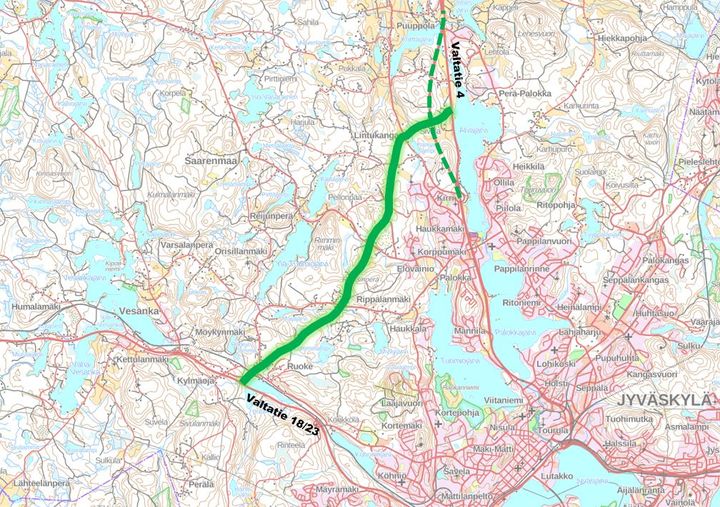 Jyväskylän läntisen kehätien suunnittelua jatketaan | Keski-Suomen  ELY-keskus