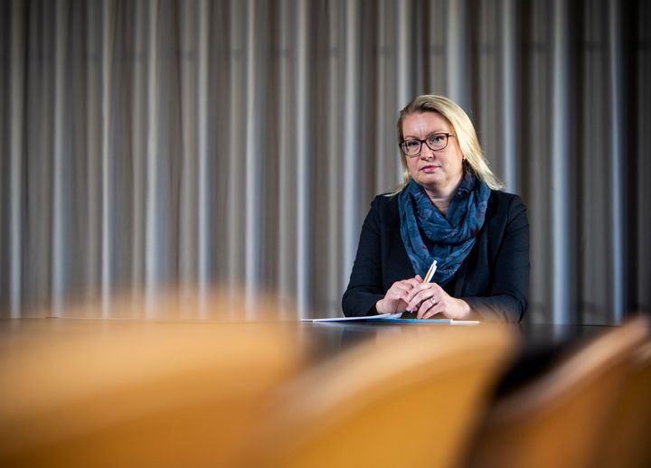 Johtaja Minna Ahtiainen, STTK. Kuvaaja: Jarno Mela