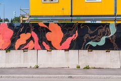 Ilona Partanen’s artwork at the Tuultenristi (Cross of the Winds) construction site, 2021. Image: Paula Virta / EMMA Espoo Museum of Modern Art.