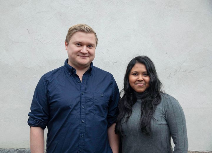 Jarkko Oksanen (CTO) and Iranthi Gomes (CEO)