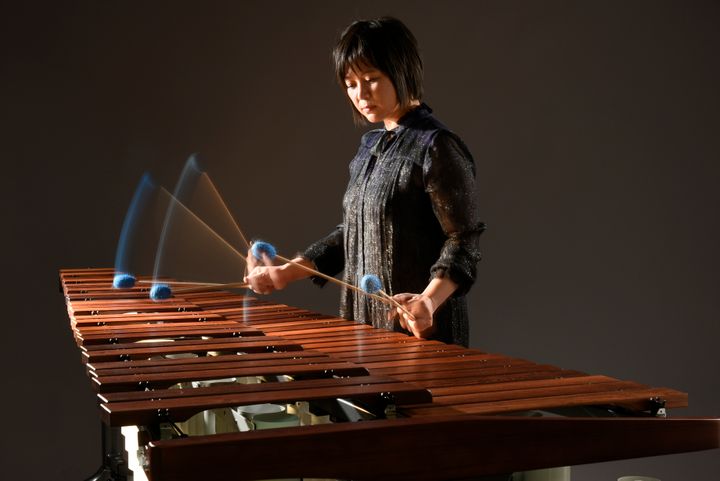 Marimbasolisti She-e Wu vierailee Suomessa lokakuun alussa. Kuva: Majestic