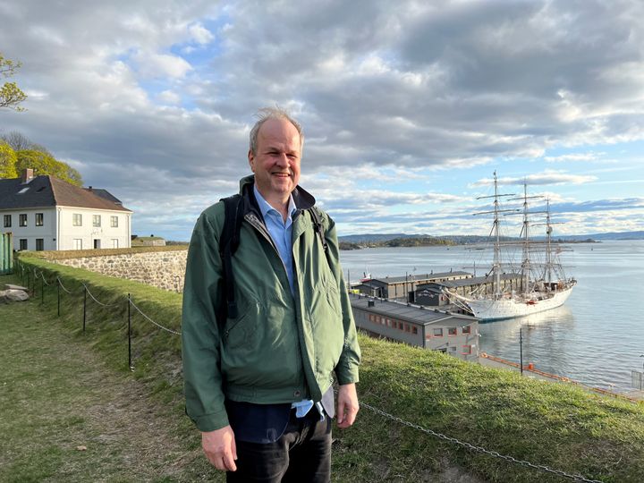 Professori Hannu Piekkola Globalinto-hankkeen konferenssissa Oslossa. Kuva: Hannu Piekkolan arkisto
