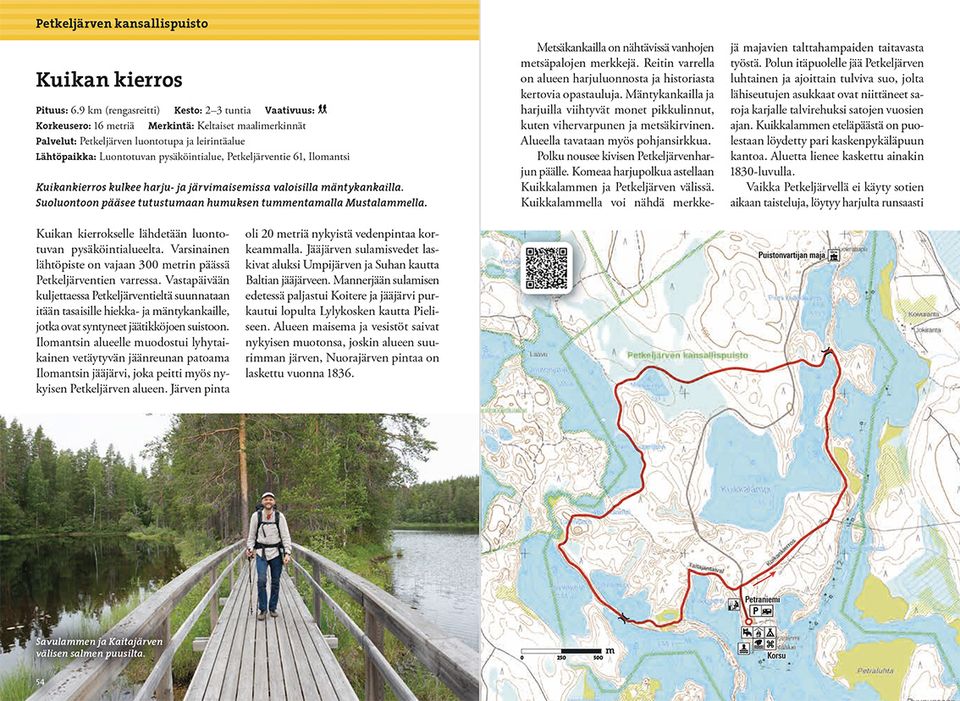 Pohjois-Karjalan retkeilyopas Petkeljärvi