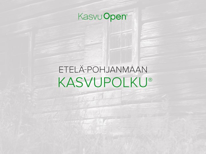 Yrittäjille maksuttoman sparrauksen mahdollistavat Kasvu Openin valtakunnalliset kumppanit yhdessä Etelä-Pohjanmaan Kasvupolku®-kumppaneiden kanssa.