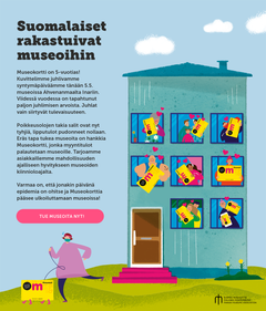 Helsingin Sanomien kansi 5.5.2020. (Kuvitus: Nunnu Halmetoja)