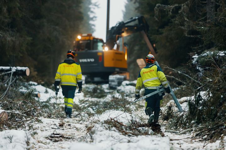 Stormen Aapeli medförde tilläggskostnader för koncernen Vasa Elektriska. Bild: Christoffer Björklund