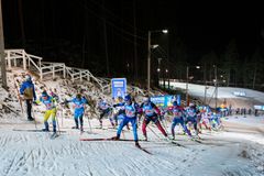 Kontiolahden seinänousu on 21 metrin korkeuserollaan Kontiolahden ampumahiihtokisojen kansainvälinen maamerkki. Kuva: IBU/Manzoni/BMW IBU World Cup Kontiolahti 2020