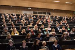 Yhteisömanagerit olivat viimeksi koolla Jyväskylän yliopiston Agorassa. Kuva: Karri Anttila