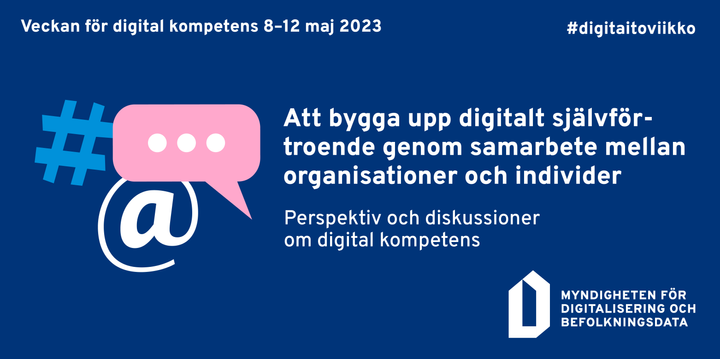 Rekommendationer för digital kompetens har publicerats som en del av programmet för Veckan för digital kompetens 8.-12.5.2023.
