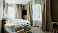 Boutique Hotel Sandsundin valaistuksen ohjaus toteutettiin Schneider Electricin Wiser-älykotijärjestelmällä, joka mahdollisti täysin langattoman kytkennän.