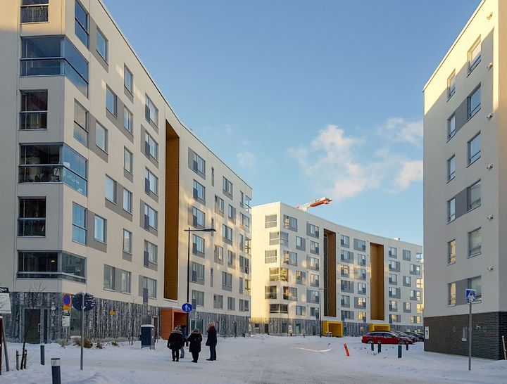 Last year, almost 5,500 new dwellings were completed in Espoo. Photo from Vermonniitty. Photo: Katja Repo, City of Espoo