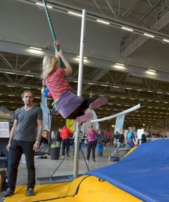 GoExpossa lapsille on lukuisia eri lajien testipisteitä. Kuva:Messukeskus