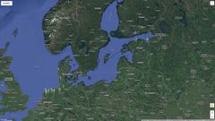 Hollantilaistutkimuksen GPS-paikantimilla varustettujen valkoposkihanhien sijainnit 3.5.2022.