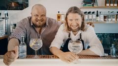 The Helsinki Distilling Companyn perustajat Master Distiller Mikko Mykkänen ja Master Blender Kai Kilpinen. Kuva: Akifoto