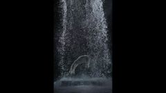 Bill Viola, Tristan’s Ascension (The Sound of a Mountain Under a Waterfall), 2005 Video-sound installation. (detail) Photo: Kira Perov (c) Bill Viola Studio