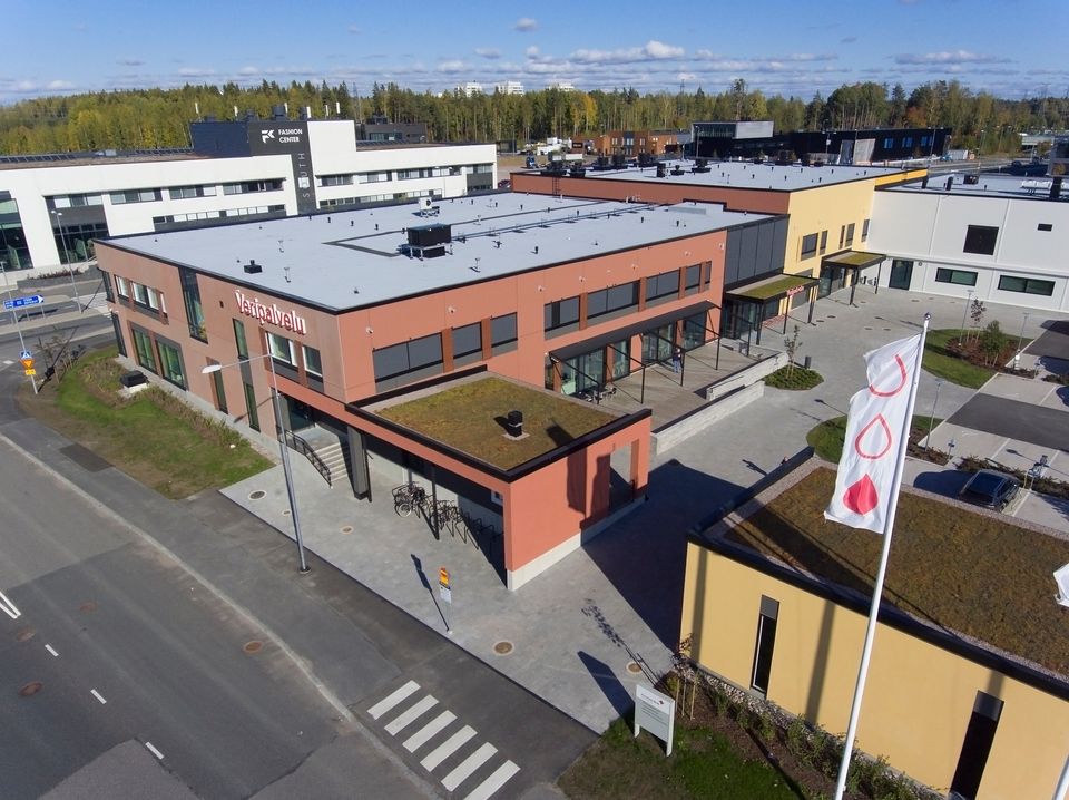 Veripalvelu sijaitsee Vantaan Vehkalan uudella toimitila-alueella.