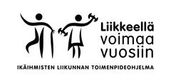 Ikäihmisten liikunnan toimenpideohjelman logo, CMYK jpg.