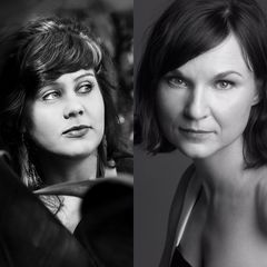 Kulttuurikeskus Caisasta striimatussa konsertissa esiintyvät Tiina Karakorpi ja Linda Suolahti. Kuva: Maarit Kytöharju ja Ville-Paul Paasimaa.