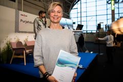 Vuoden 2020 palkinnon sai Origin by Ocean. Kuvassa yrityksen perustaja ja tutkija Mari Granström.