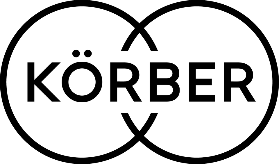 Körber logo, musta