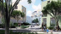Vision för planområdet, Kalajärvi. Bild: Stadsplaneringcentralen.