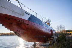 Toiseen maailmansotaan osallistunut sukellusvene Vesikko on Suomenlinnan suosituimpia nähtävyyksiä.  Kuva: Sotamuseo / Puolustusvoimat