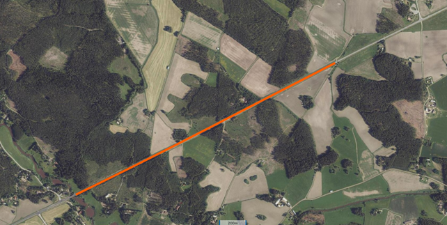 Rakennettava riista-aita sijaitsee Loimaalla Vt 9:llä Metsämaantien ja Ristimäenkulmantien välillä.
