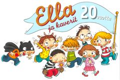 Ella ja kaverit juhlalogo