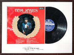 Tom Jones signeerattu levy