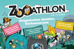 ZOOATHLON Korkeasaaressa huhti-kesäkuussa2022 