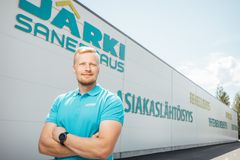 Järki-Saneeraus Oy:n Eerik Säkkinen. Kuva: Tapio Auvinen. Kuva tiedotusvälineiden vapaasti käytettävissä, kuvaajan nimi mainittava.